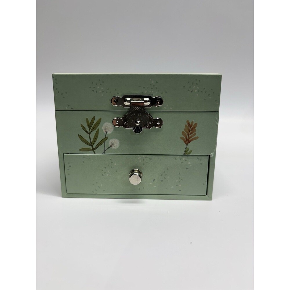 Moulin Roty Rabbit Music Box Jewelry Box Trois Petits Lapins Wind Up Works